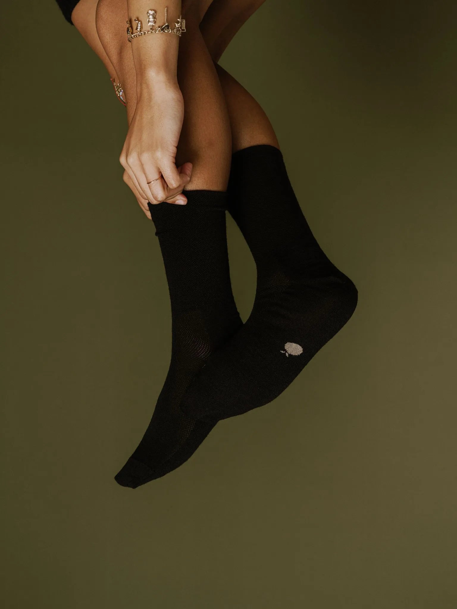 POP Cycling Co. Merino Cycling Socks Off White - Premium Performance ...